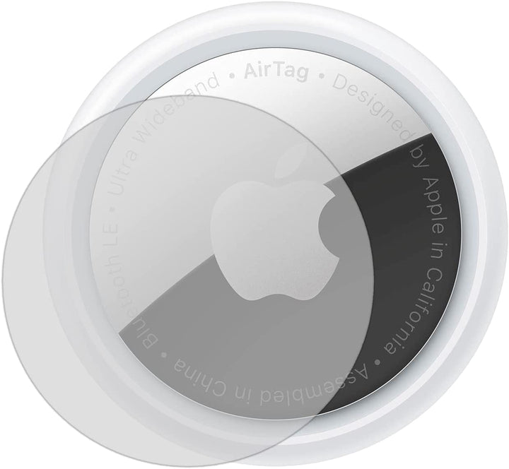 Apple - AirTag - Tempered Glass Front and Back - Packaged