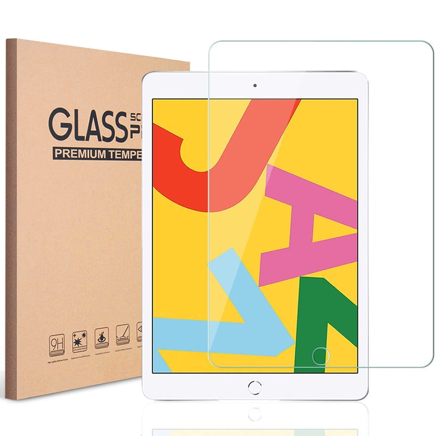 Tempered Glass iPad 10.2 (9e gén/2021, 8e gén/2020, 7e gén/2019