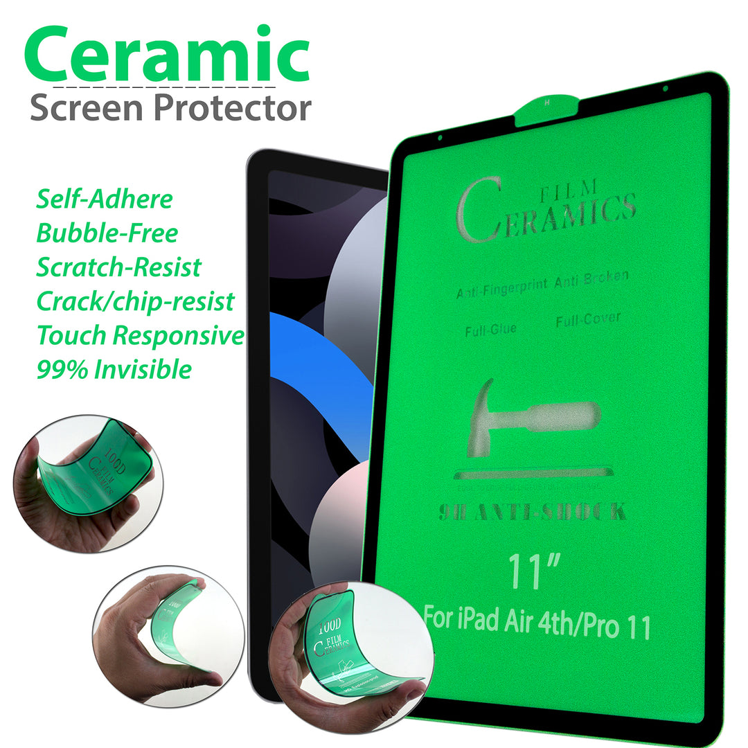 Apple - iPad Pro 11 1st/2nd/3rd Gen (2021/2020/2018) - Ceramic Tempered Glass