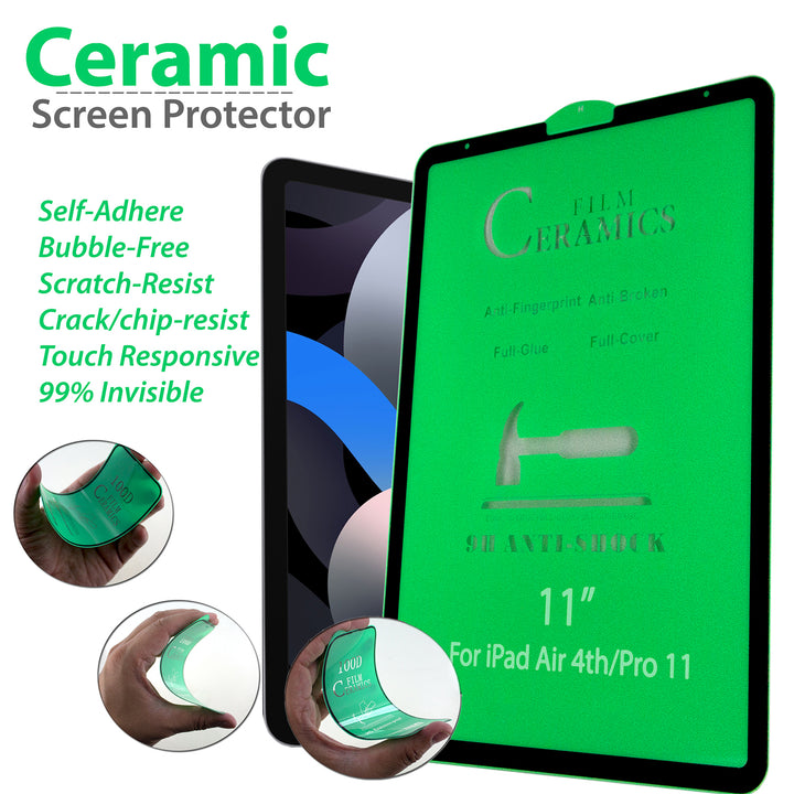 Apple - iPad Pro 11 1st/2nd/3rd Gen (2021/2020/2018) - Ceramic Tempered Glass