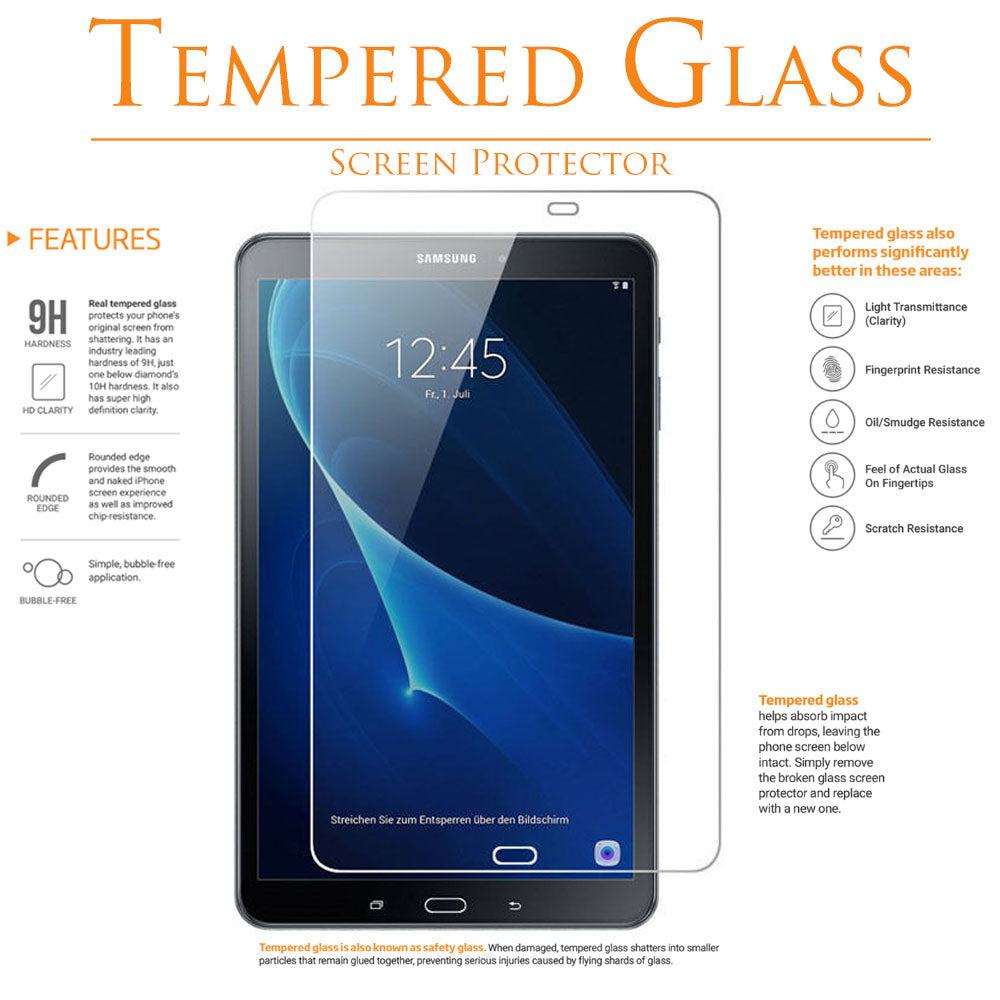 Samsung - Galaxy Tab A 10.1 T580 - Tempered Glass [BOX] [1 Pack]