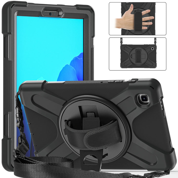 Samsung Galaxy Tab A7 Lite 8.7 Case heavy duty durable shock proof #color_black-black