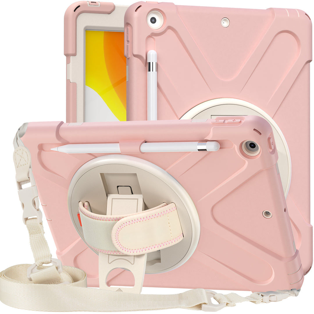Apple iPad 10.2 9th/8th/7th Generation Case heavy duty durable shock proof #color_cherry-blossoms-pink