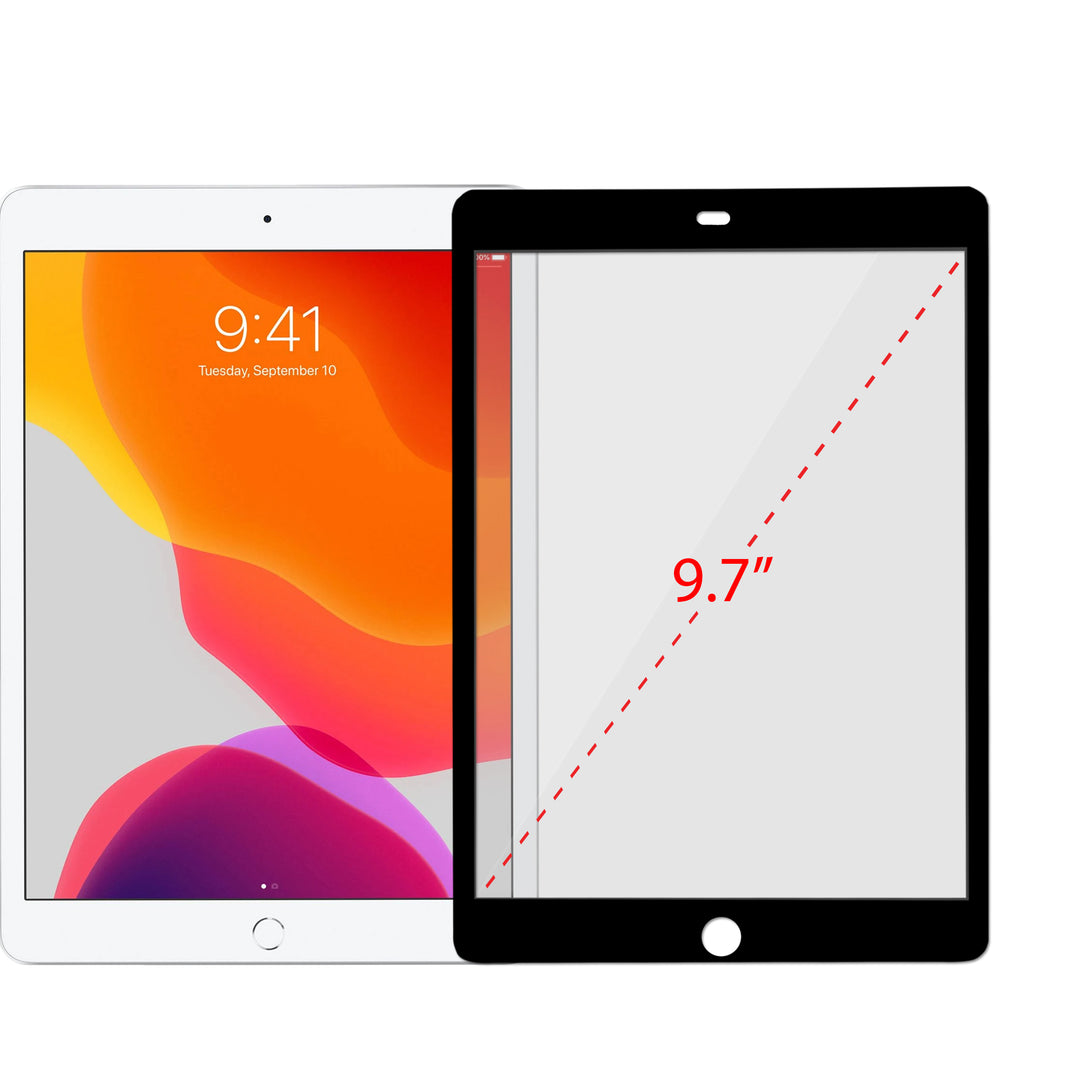 Apple - iPad 9.7 5th/6th Gen; iPad Air 1st/2nd Gen; iPad Pro 9.7 - Ceramic Tempered Glass