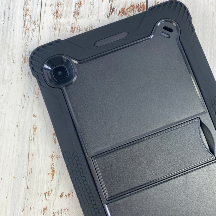Samsung Galaxy Tab A7 Lite 8.7 Case Thick drop proof silicone bumper #color_black-black