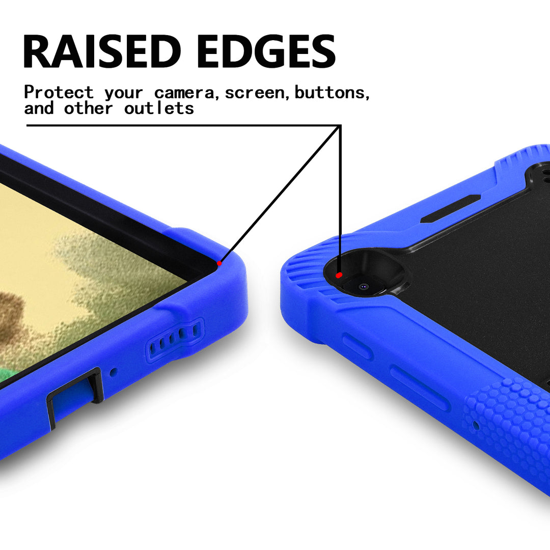 Samsung Galaxy Tab A7 Lite 8.7 Case heavy duty durable shock proof #color_black-blue