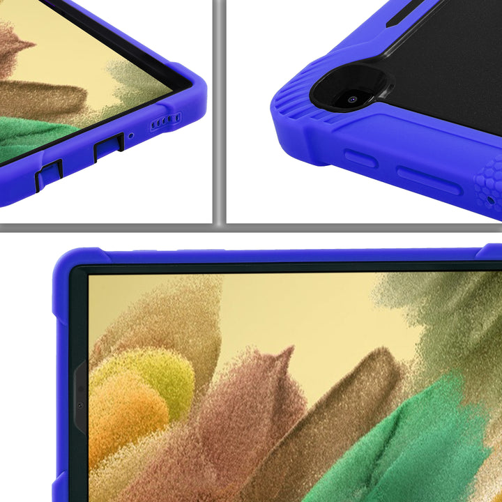 Samsung Galaxy Tab A7 Lite 8.7 Case Thick drop proof silicone bumper #color_black-blue
