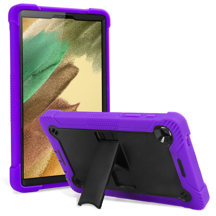 Samsung Galaxy Tab A7 Lite 8.7 Case Pop out hands free kickstand #color_black-purple