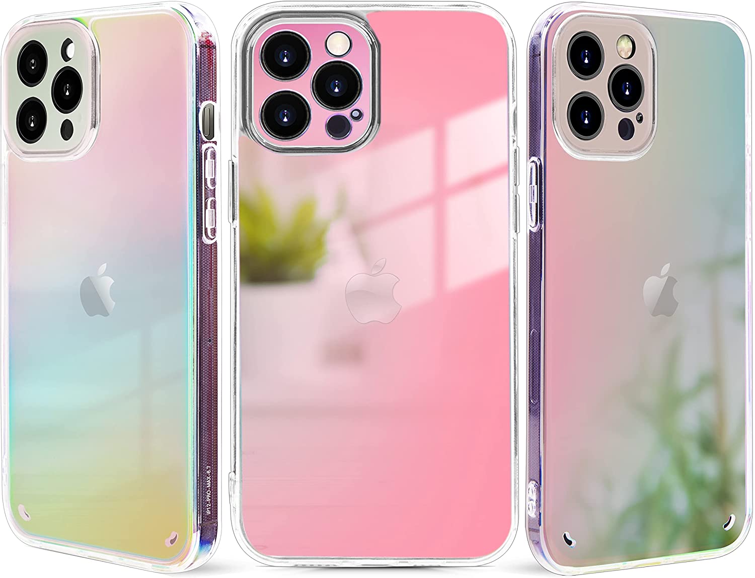 Apple - iPhone 12 Pro Max - TPU Oil Slick Changing Colors