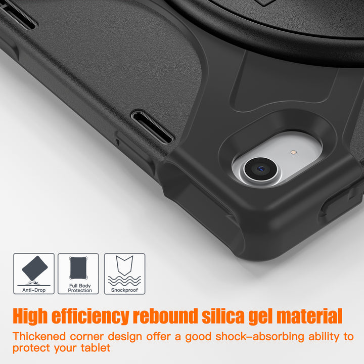 Apple iPad 10th Generation Case detachable shoulder head rest strap #color_black