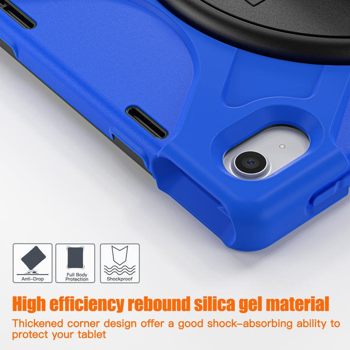 Apple iPad 10th Generation Case detachable shoulder head rest strap #color_dark-blue