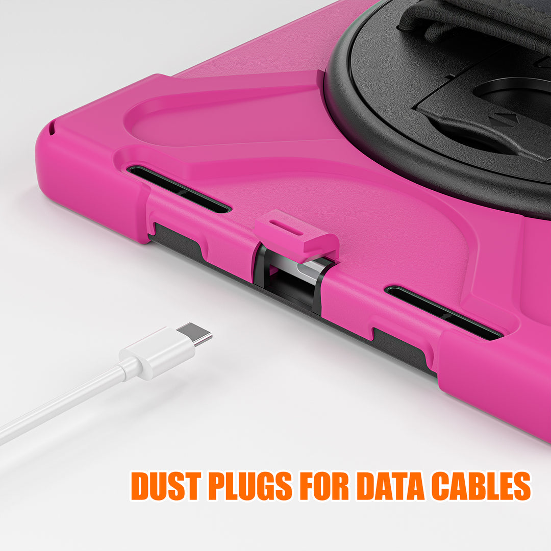 Apple iPad 10th Generation Case heavy duty durable shock proof #color_hot-pink