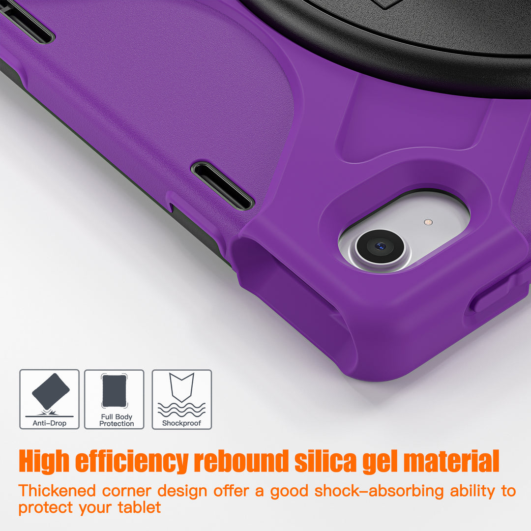 Apple iPad 10th Generation Case detachable shoulder head rest strap #color_purple
