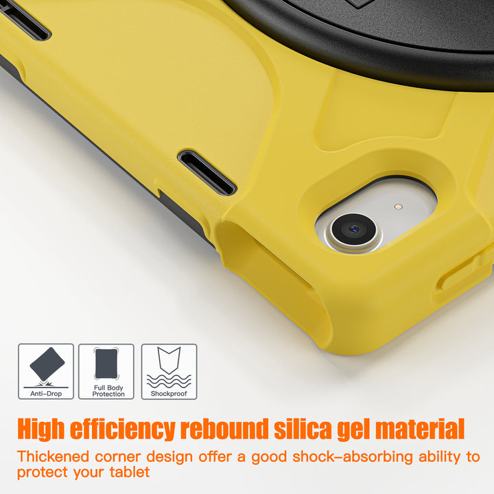 Apple iPad 10th Generation Case detachable shoulder head rest strap #color_yellow