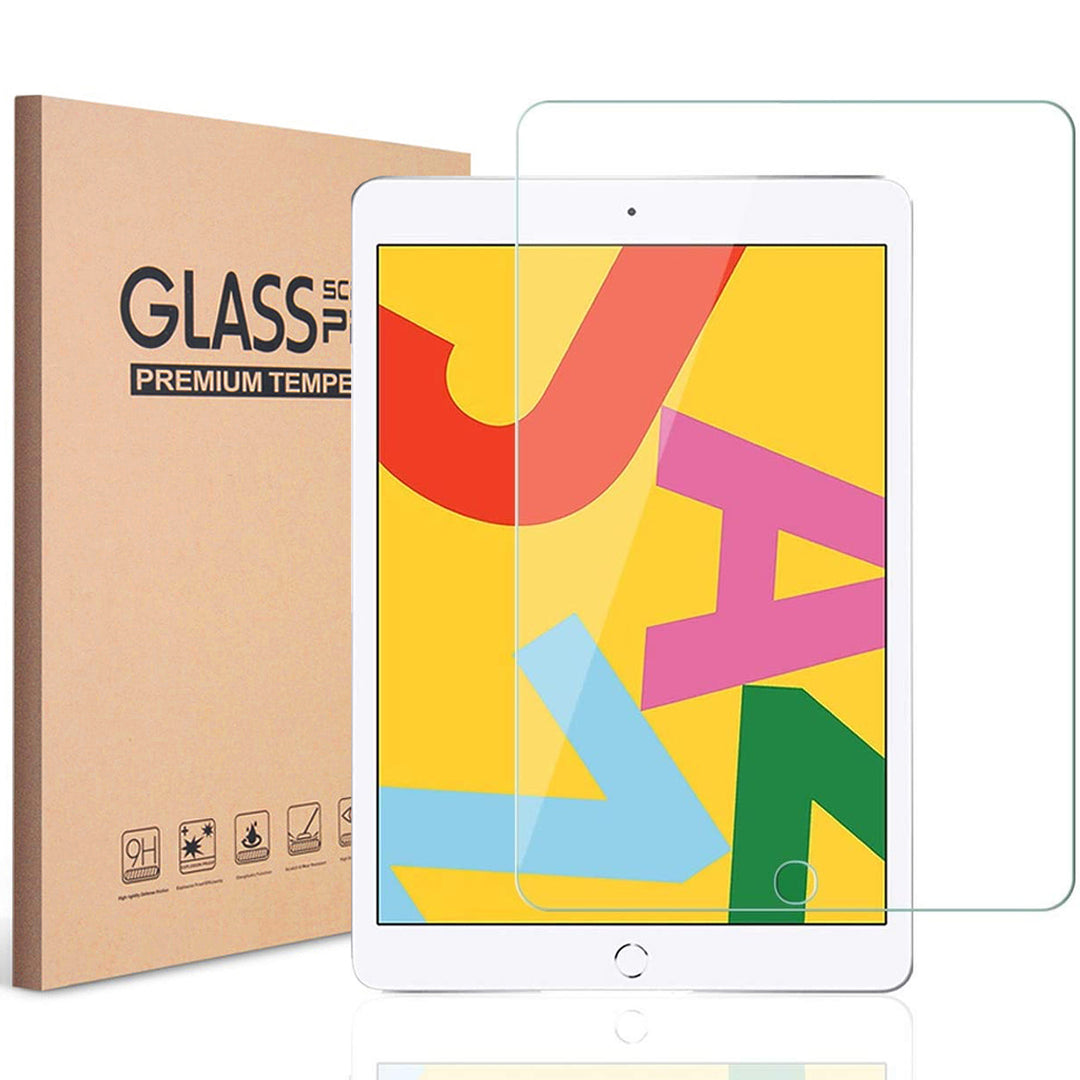 Apple - iPad 10.2 9th/8th/7th Gen (2021/2020/2019) - Tempered Glass [BOX] [1 Pack]