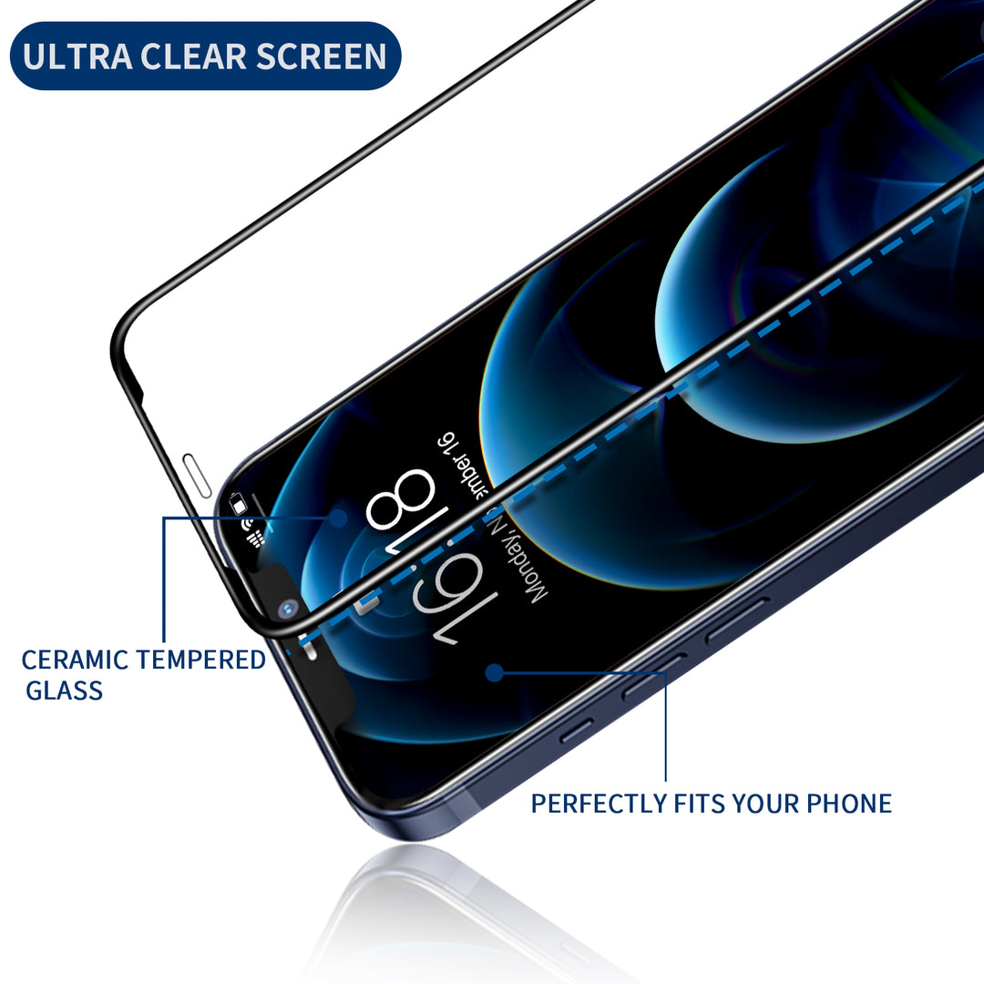 Apple - iPhone 12 Mini - Ceramic Tempered Glass