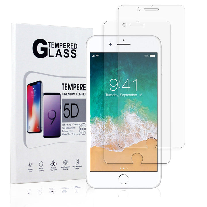 Apple - iPhone 7 Plus/8 Plus - Tempered Glass [1 Pack]