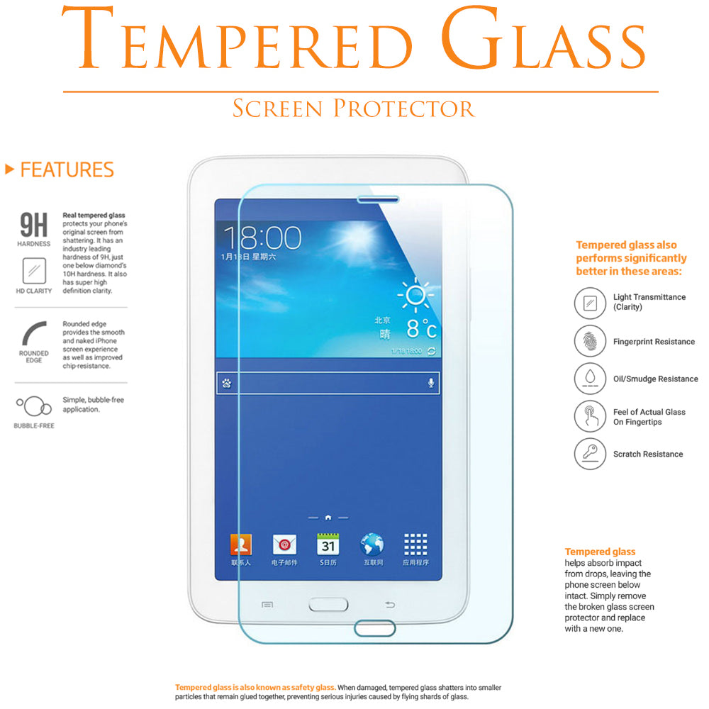 Samsung - Galaxy Tab 3/E 7.0 Lite T110 - Tempered Glass [BOX]