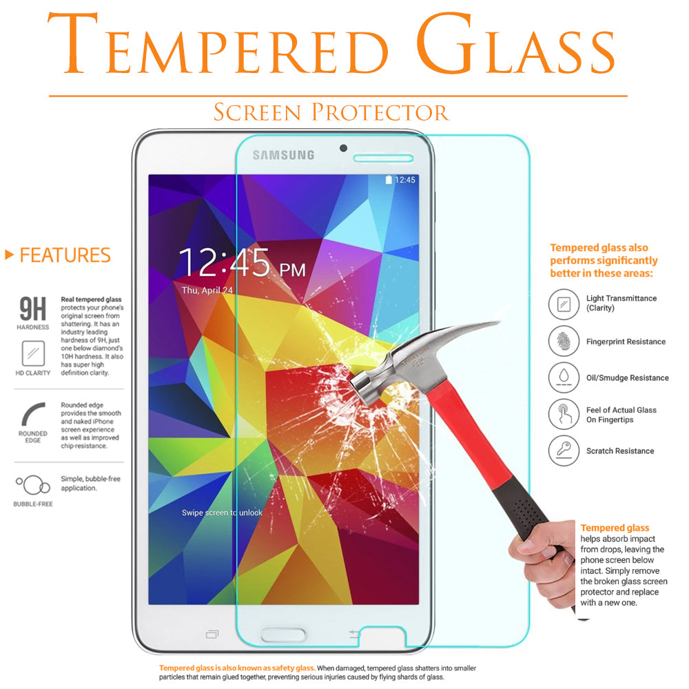 Samsung - Galaxy Tab 4 7.0 T230 - Tempered Glass [BOX] [1 Pack]