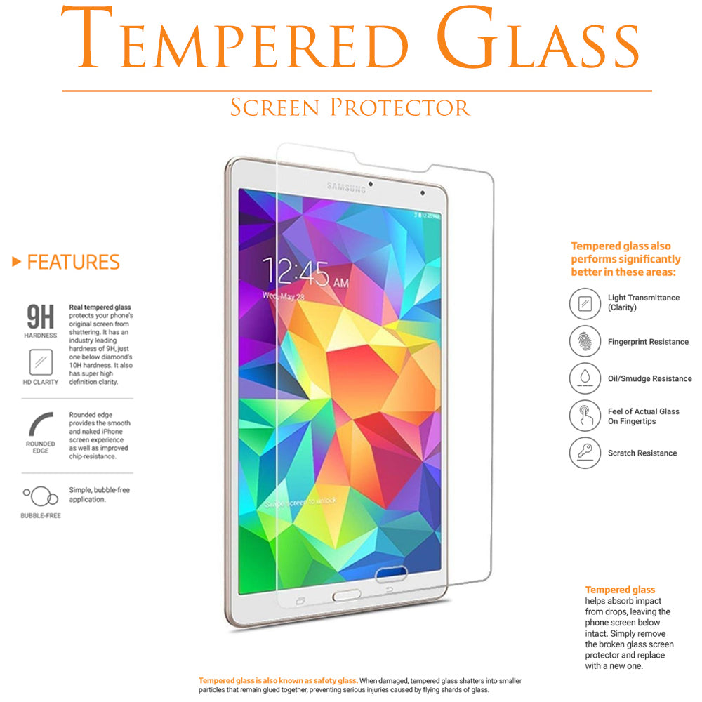 Samsung - Galaxy Tab S 8.4 T700 - Tempered Glass [BOX] [1 Pack]