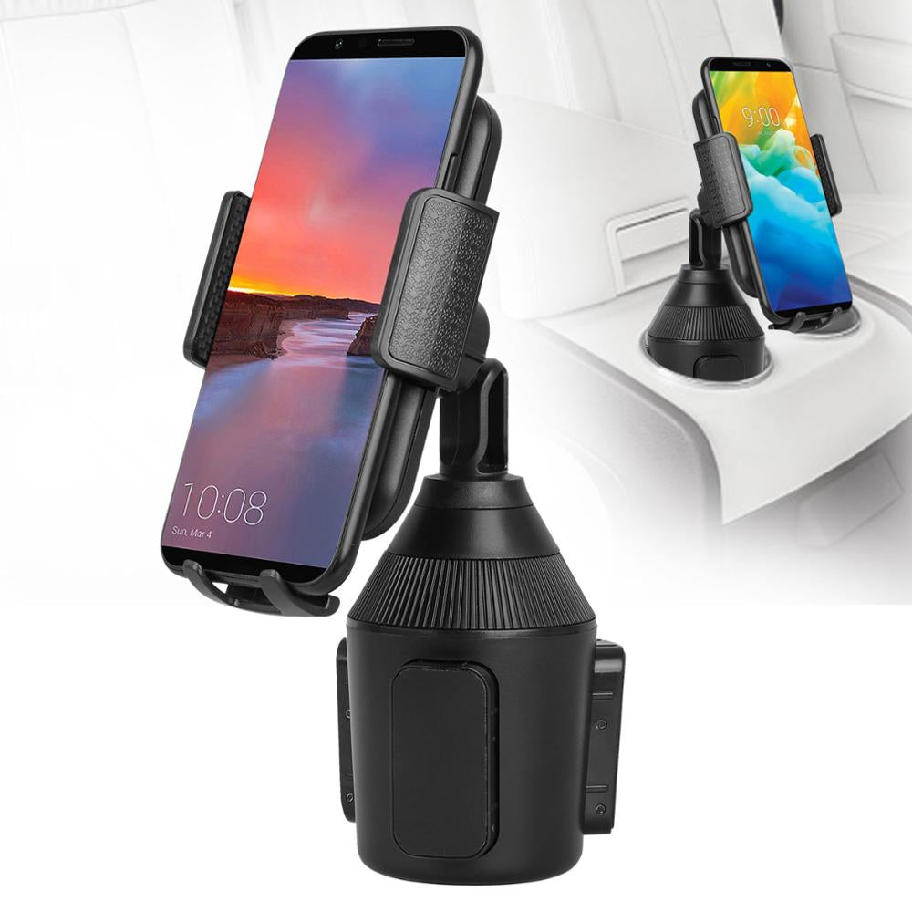 Universal - Cellphone Car Mount - Cup Holder Mount Gooseneck - SHORT